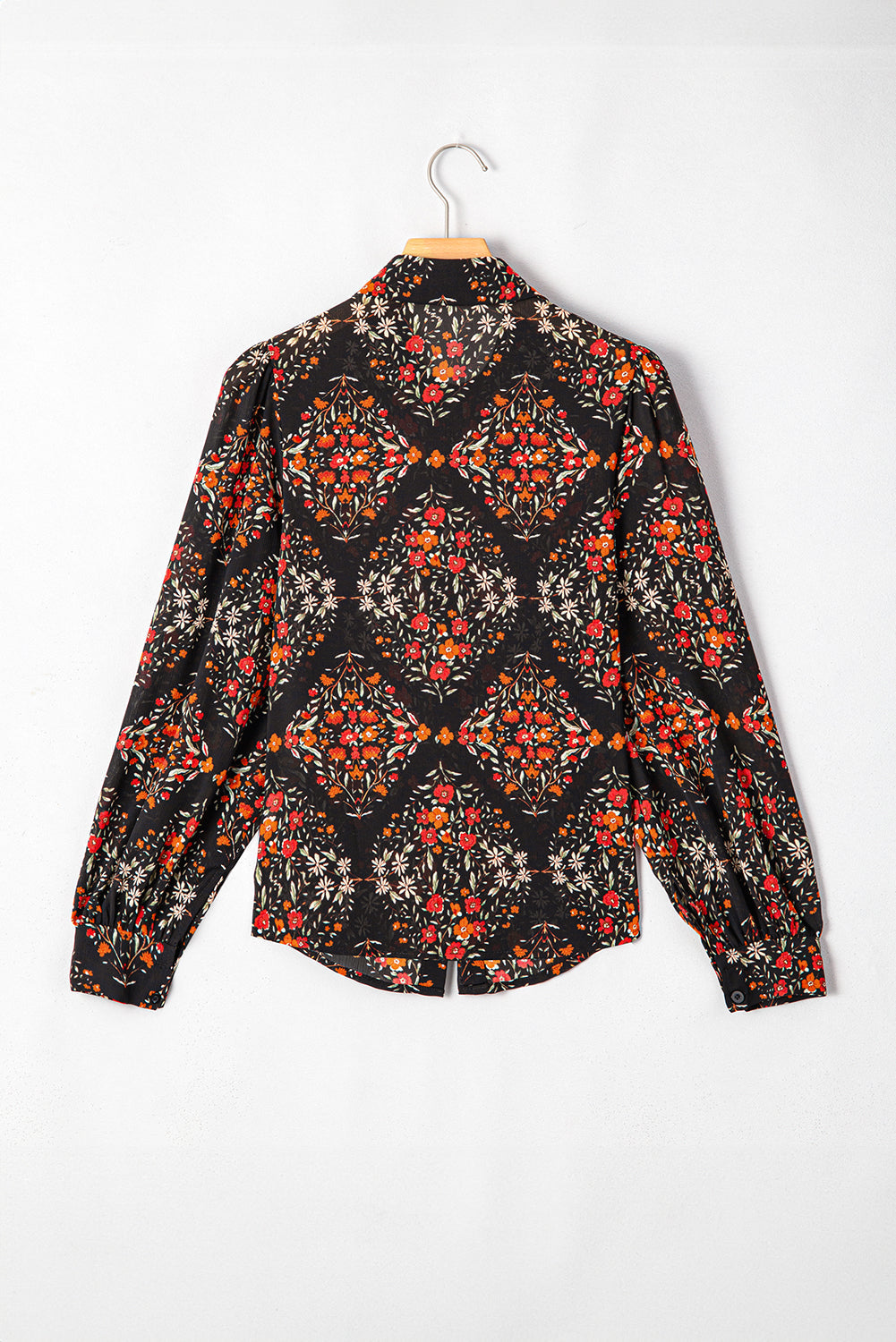 Black Floral Blouse LT
