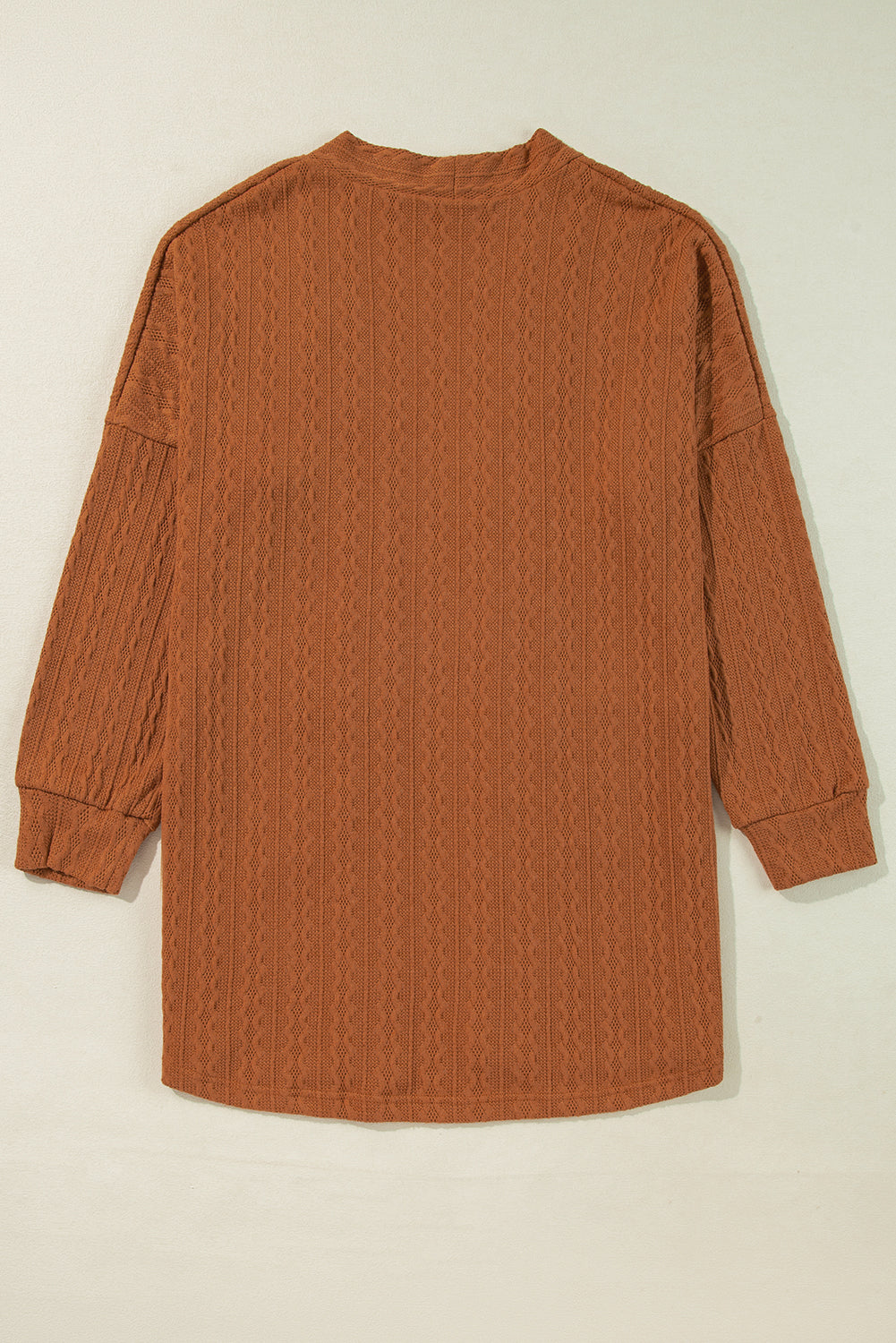 Chestnut Textured Cardigan LT