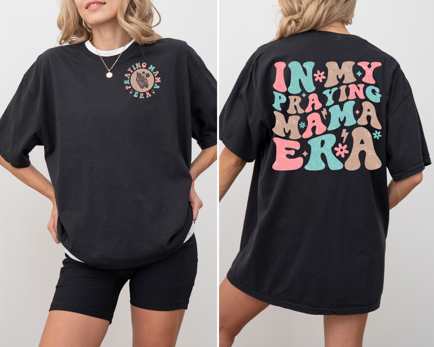 Wholesale Praying Mama Era Graphic Tee - CC Ivory