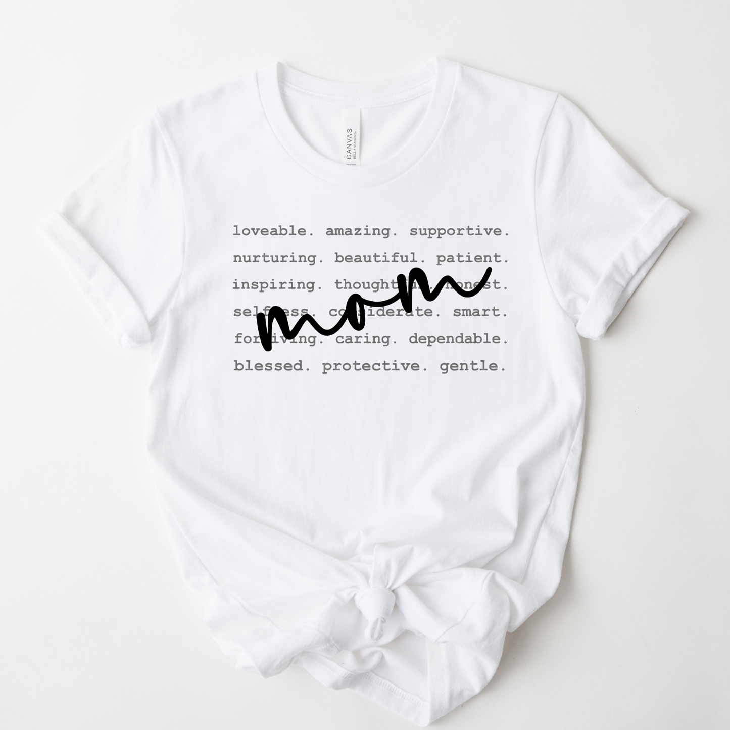 Wholesale Mom Typography Graphic Tee - Ash Tee