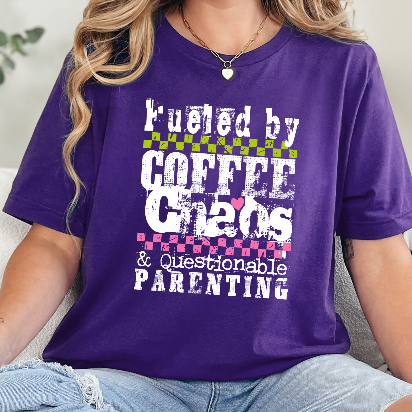 Fueled by Coffee Chaos Graphic Tee
