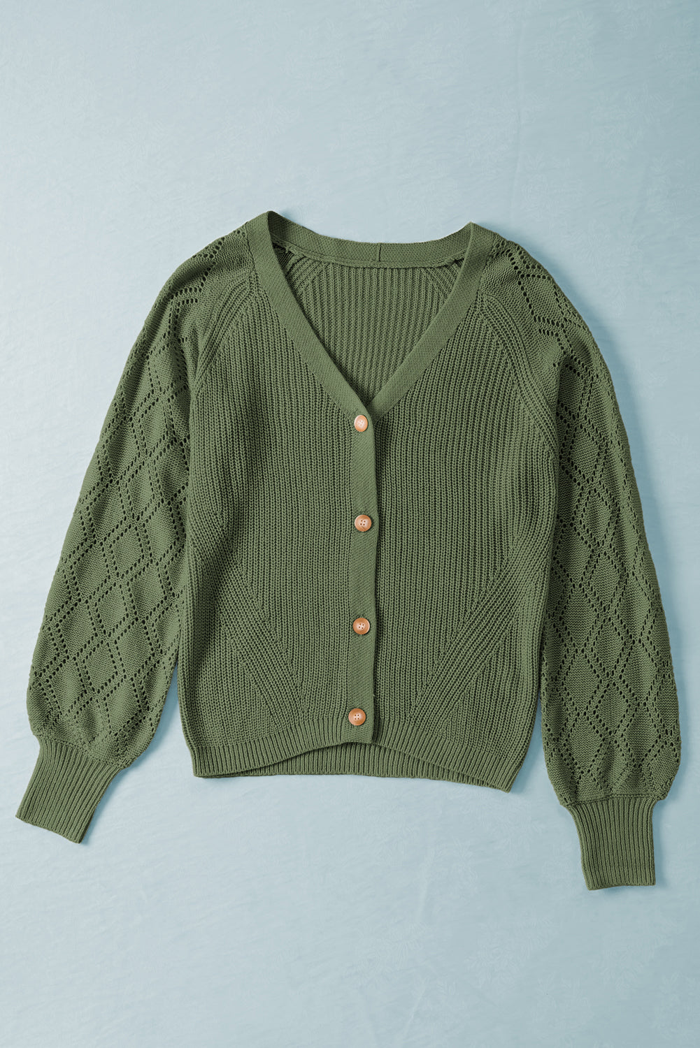 Bishop Sleeve Cardigan Sweater LT