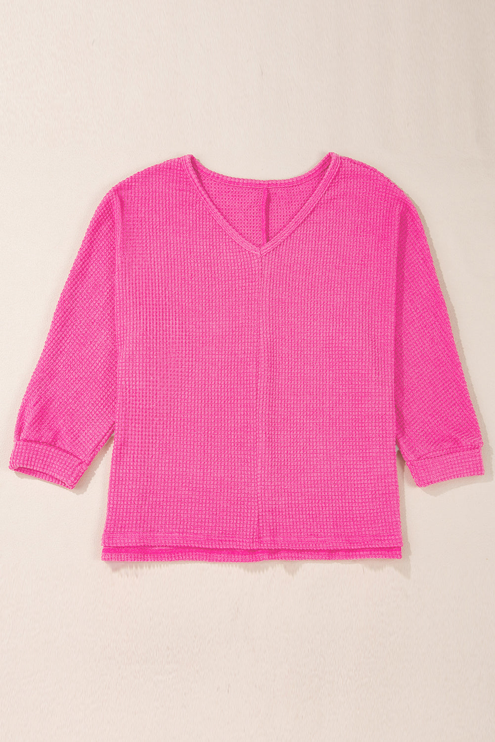 Waffle Knit Loose Fit Top RTS