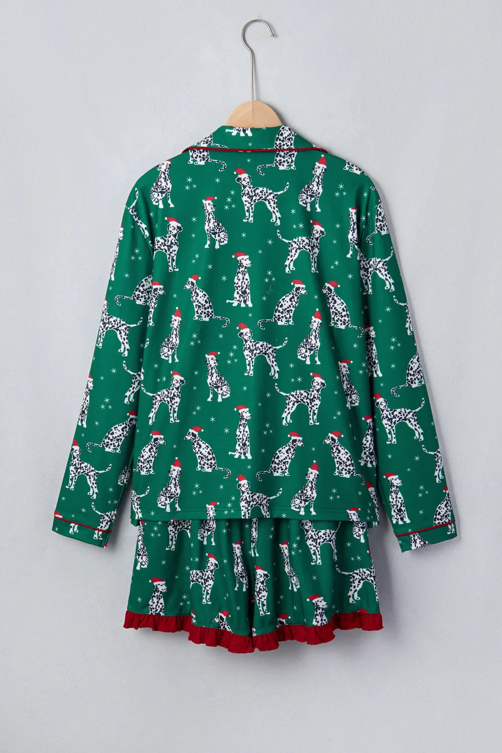 Long Sleeve Dog Print Two Piece Set