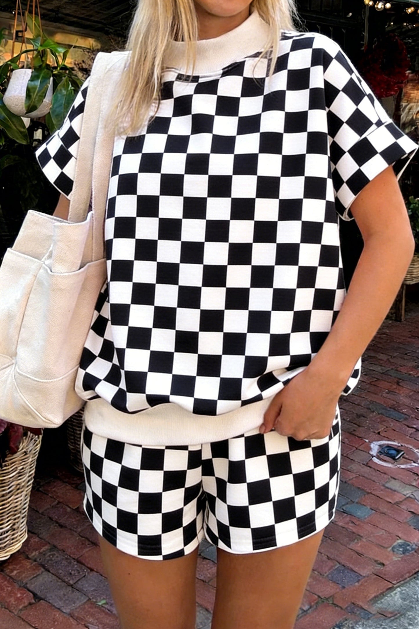 Black Checkered Set