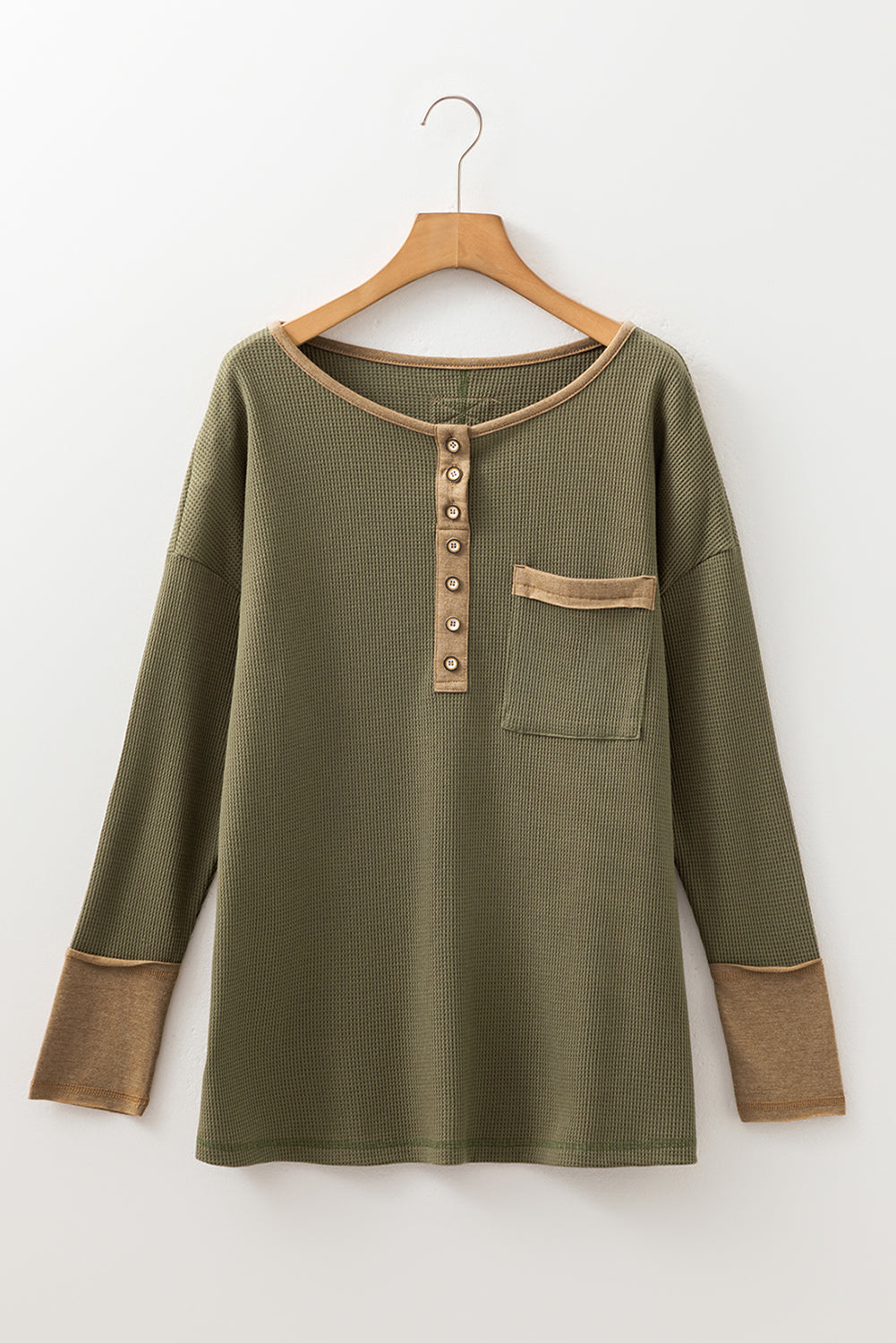 Waffle Henley Top LT