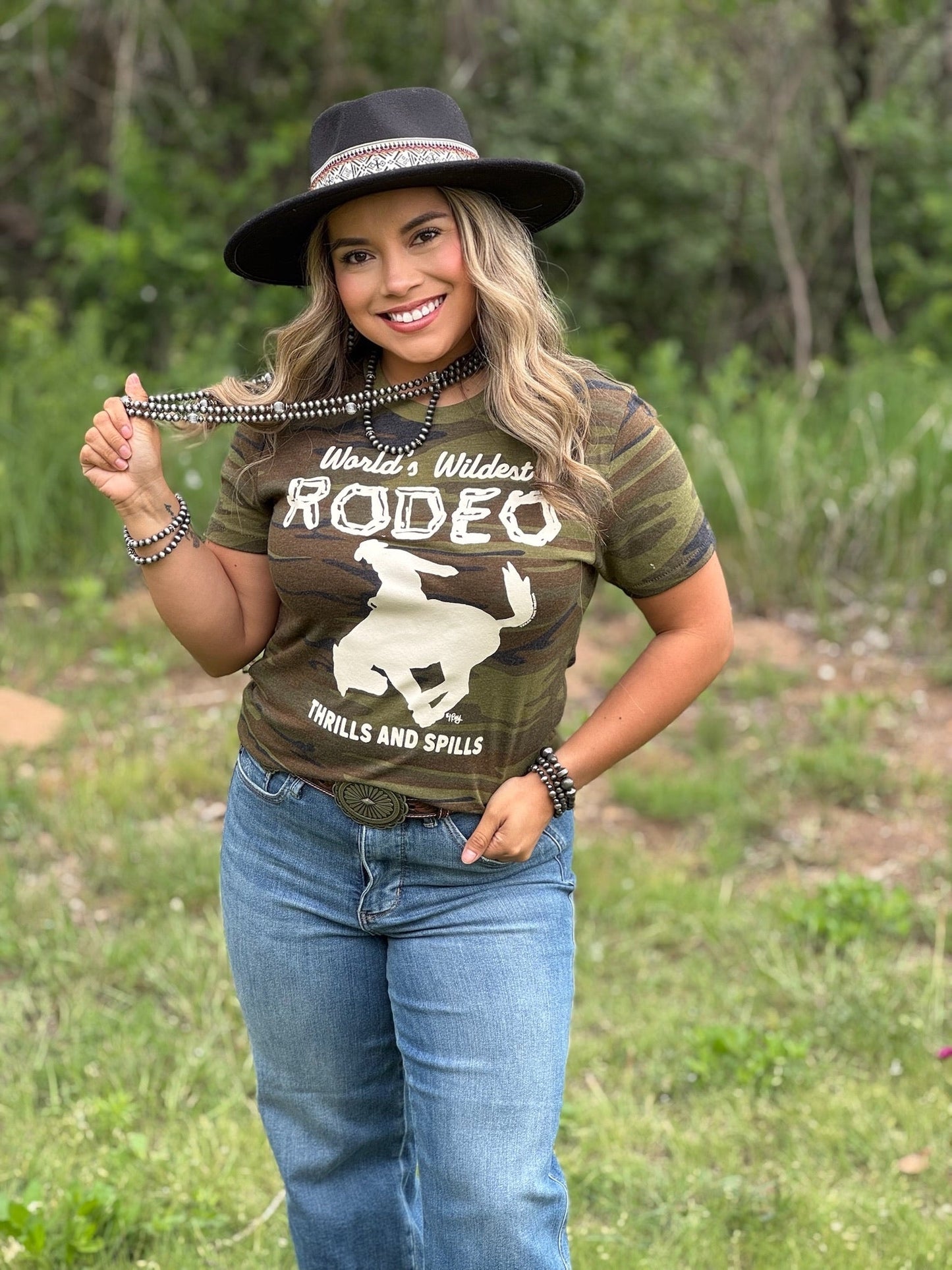 World's Wildest Rodeo Camo Tee