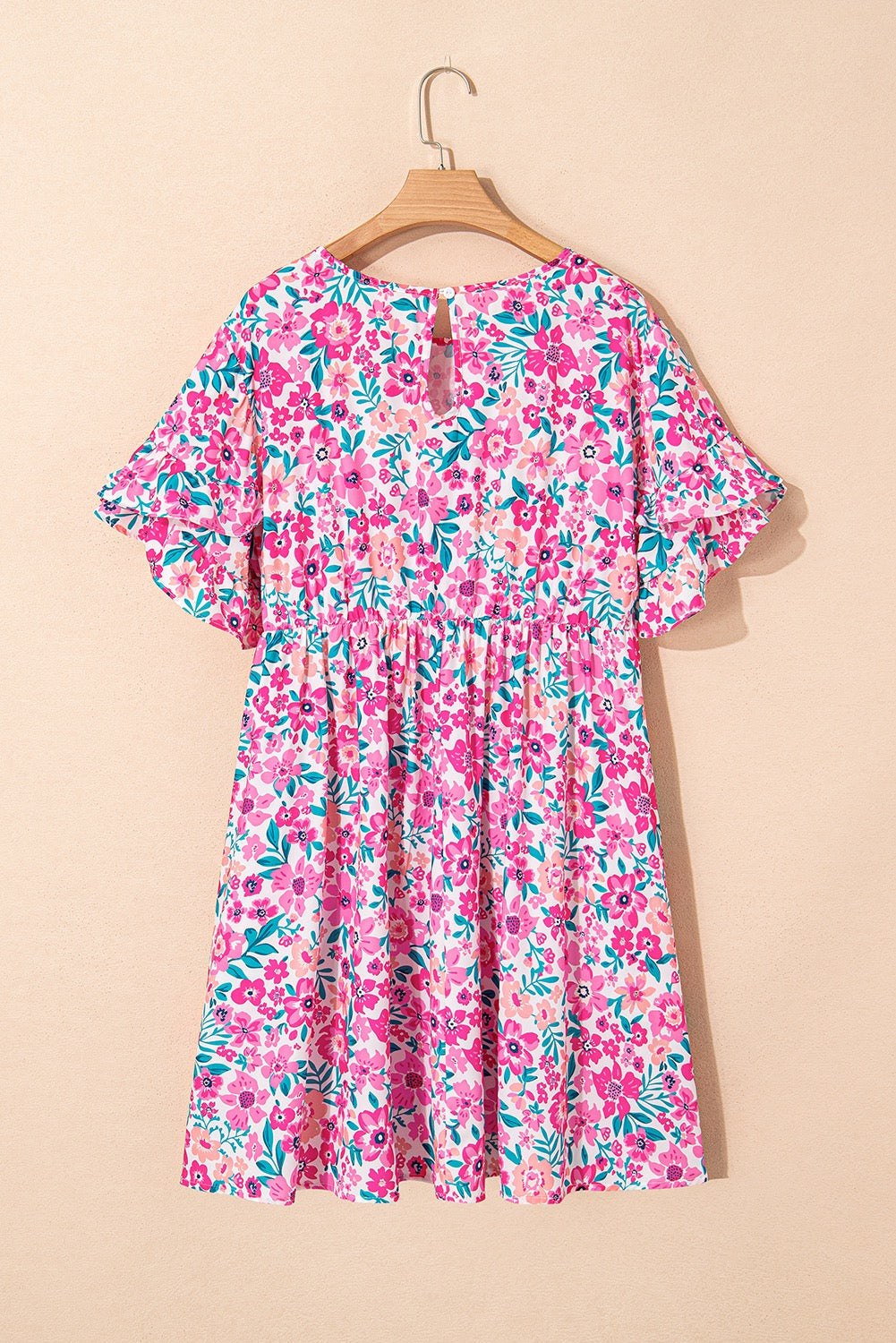 White Floral Plus Size Dress LT