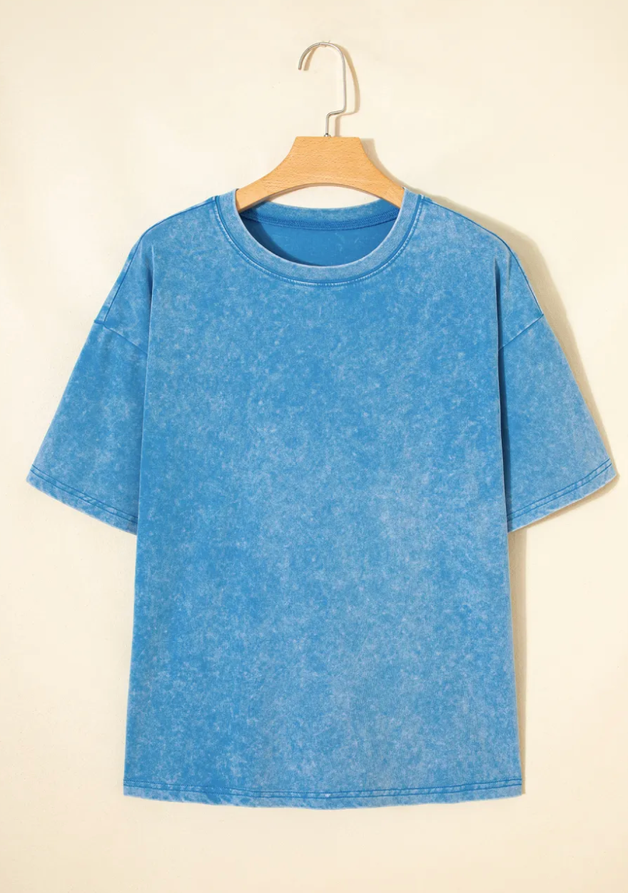 Mineral Washed Oversized Shirt