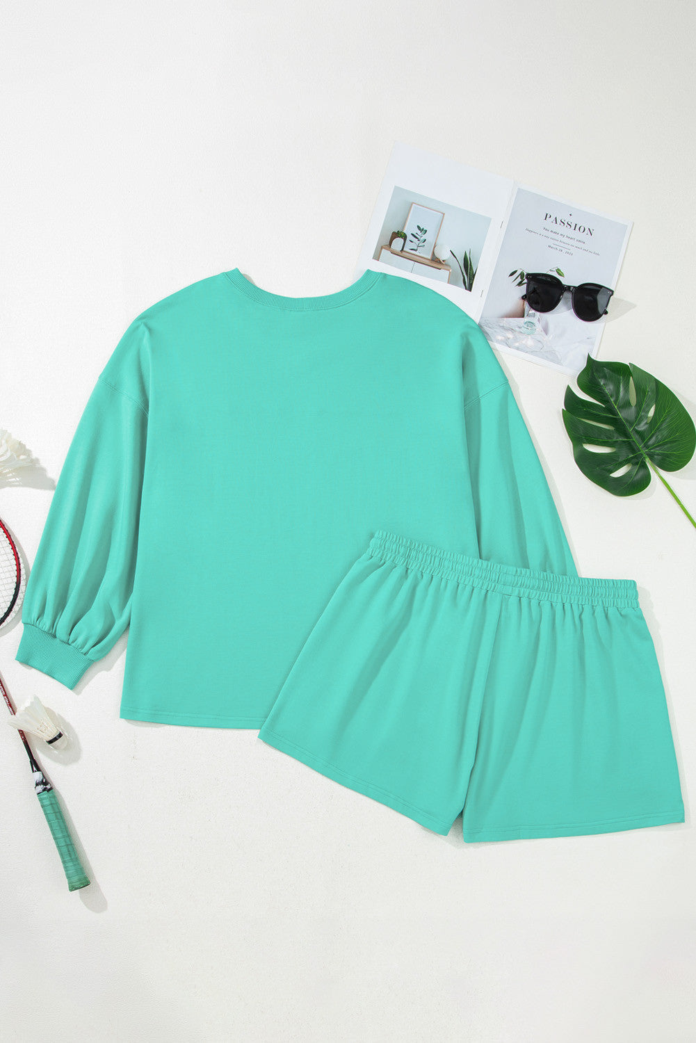 V Neck Plus Size Set LT