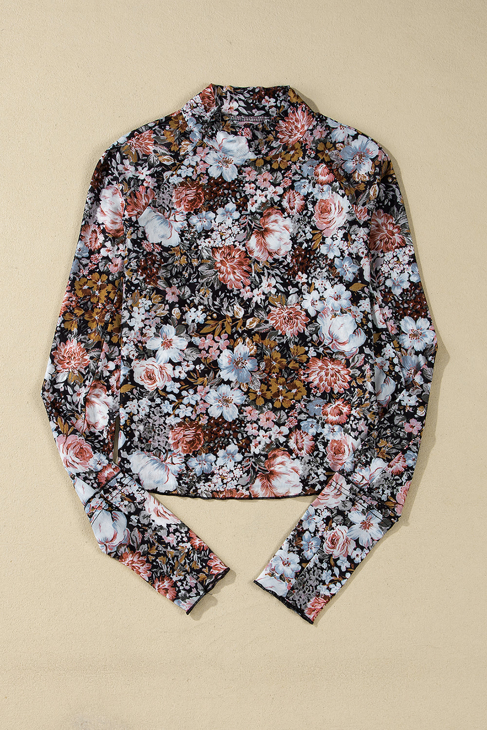 Floral Mesh Top LT
