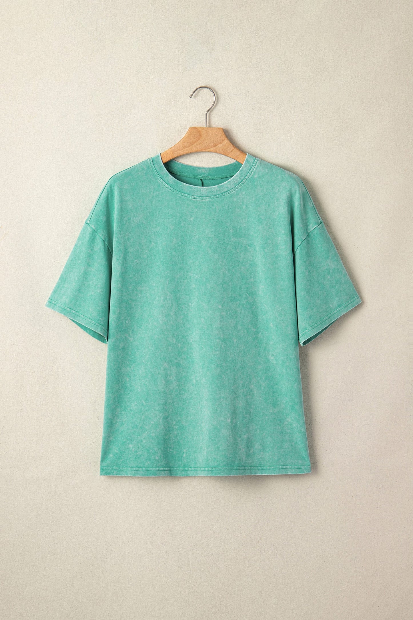 Mint Green Mineral Oversized Top