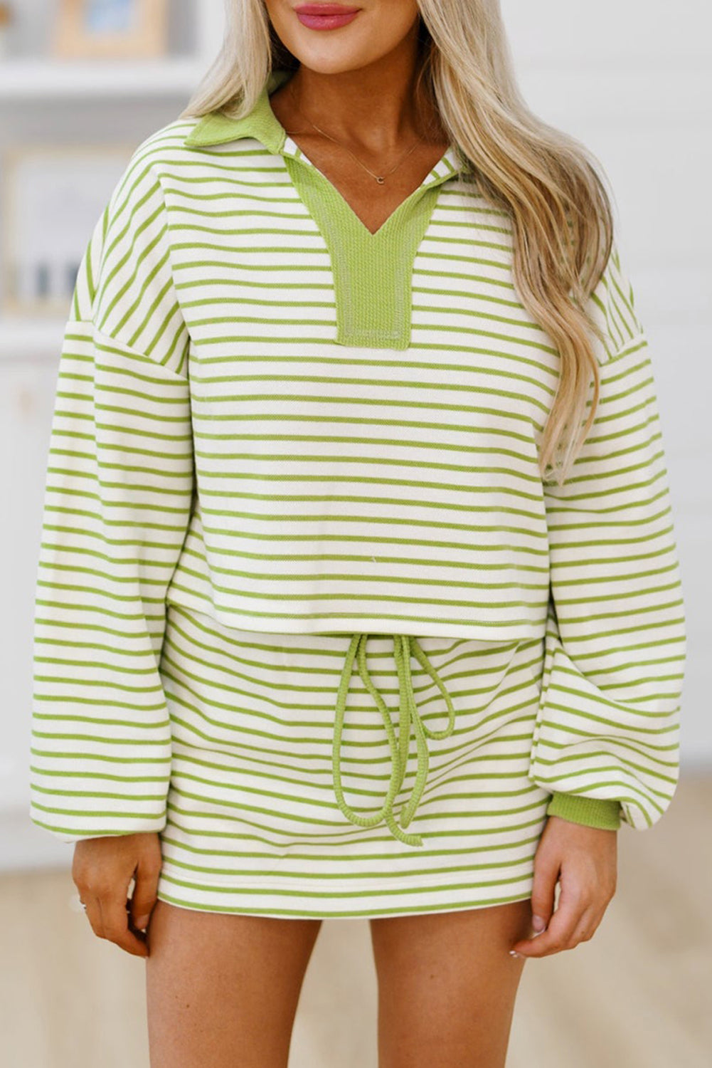 Stripe Skort Outfit RTS