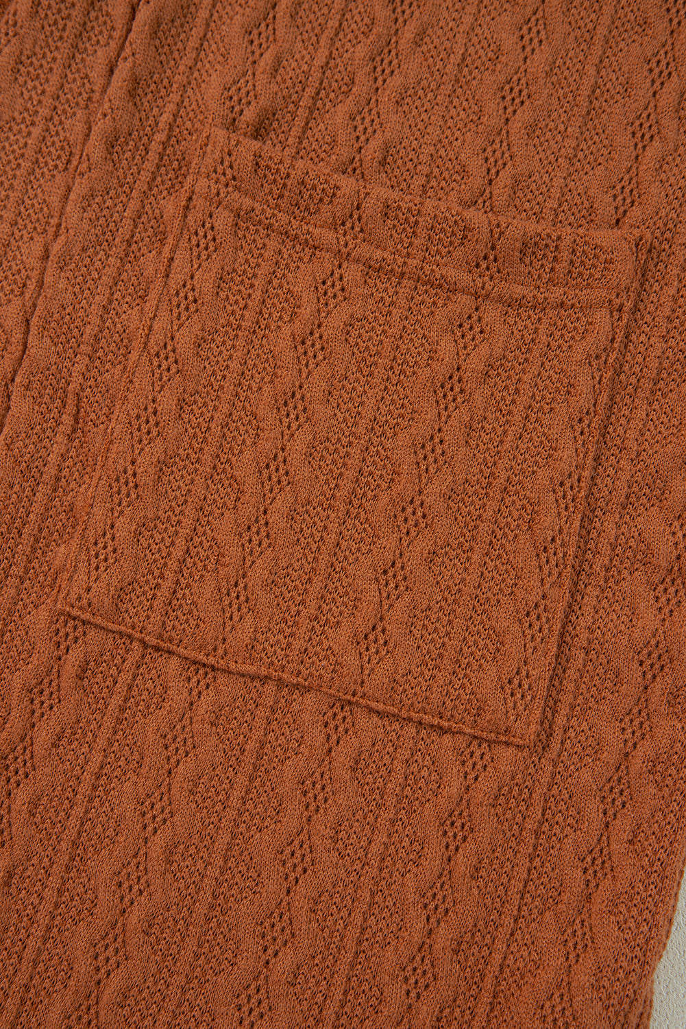 Chestnut Textured Cardigan LT