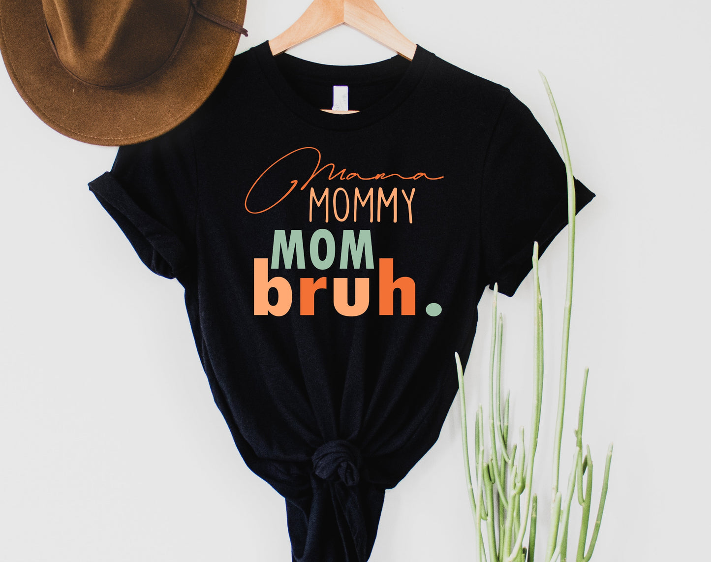 Wholesale Bruh Graphic Tee - White