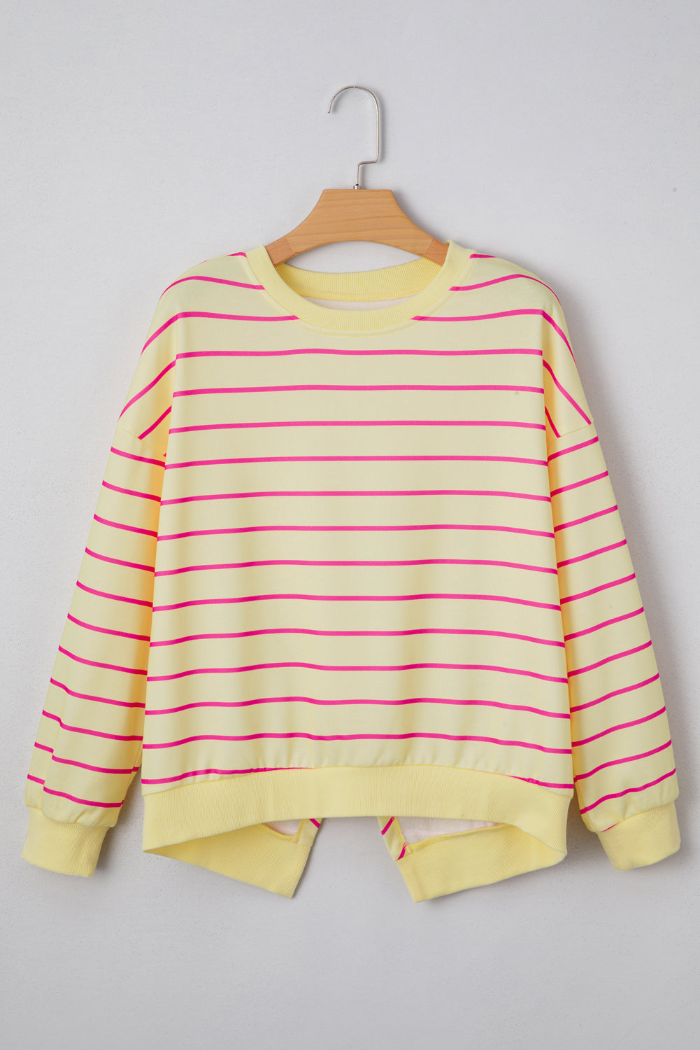 Yellow Stripe Overlap Pullover RTS