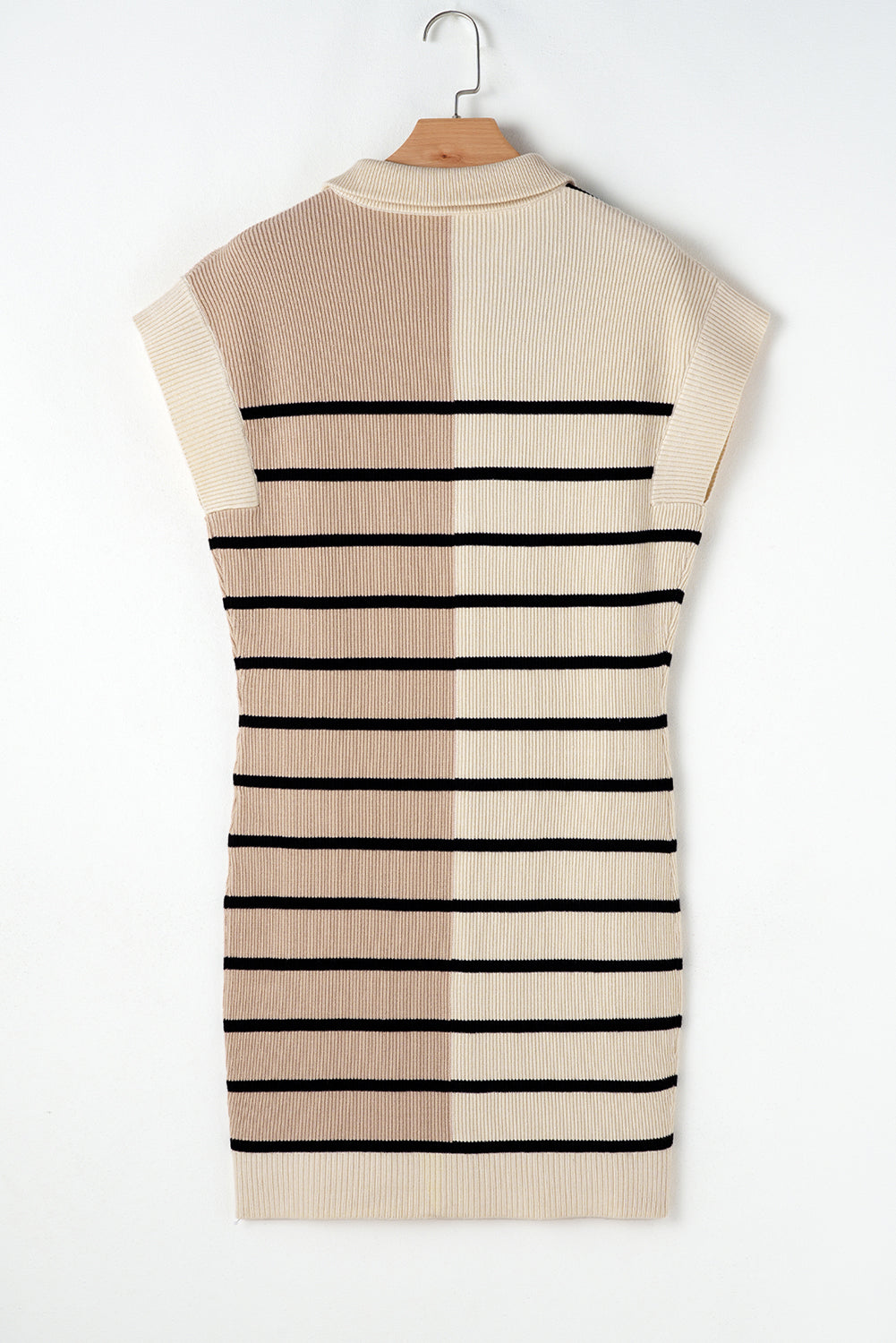 Colorblock Zip Collar Sweater Dress *multiple colors* RTS