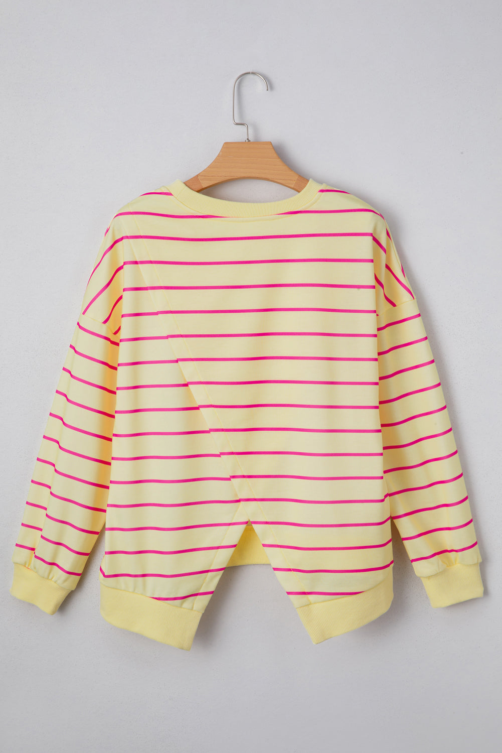 Yellow Stripe Overlap Pullover RTS
