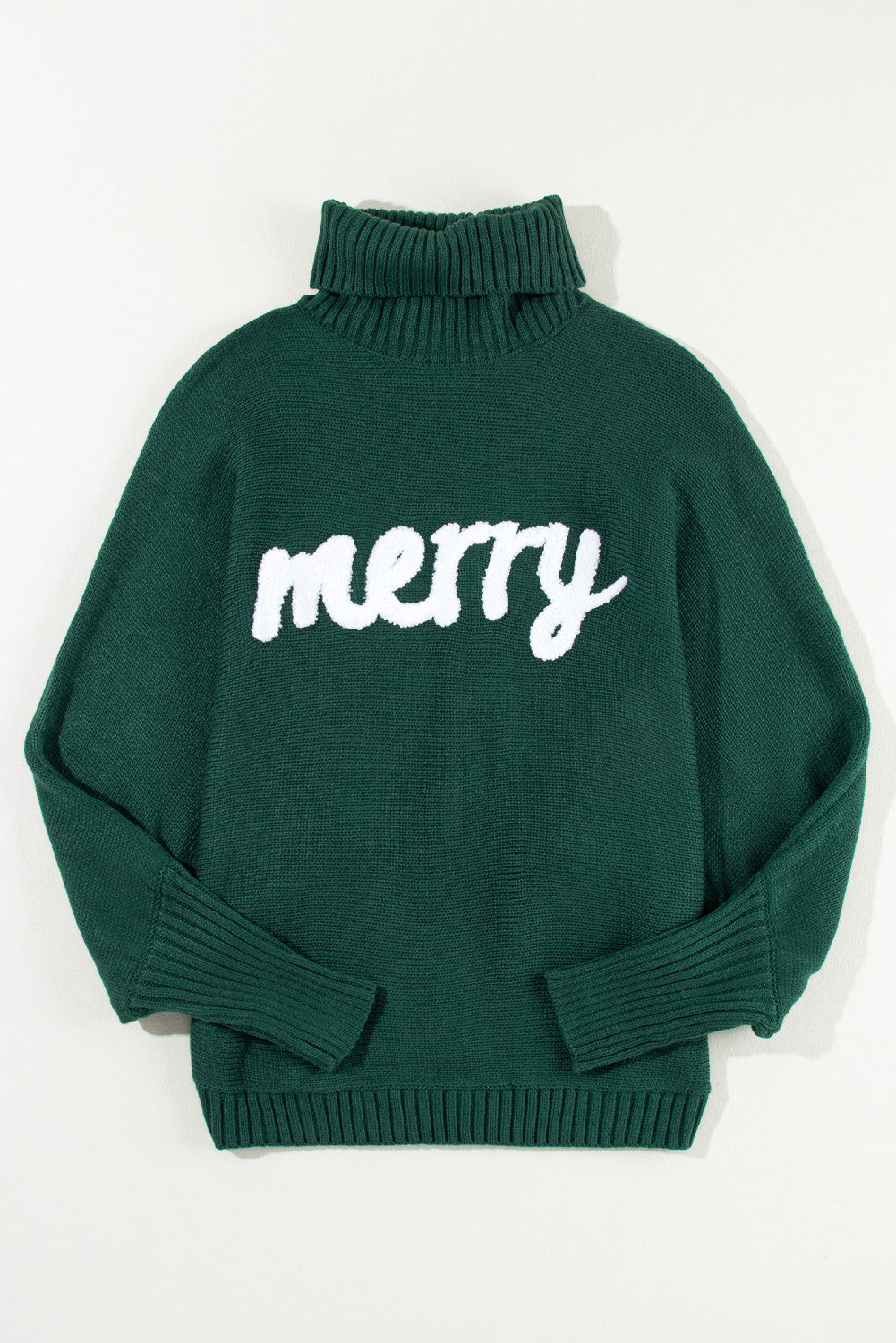 Green Merry Embroidered Sweater LT