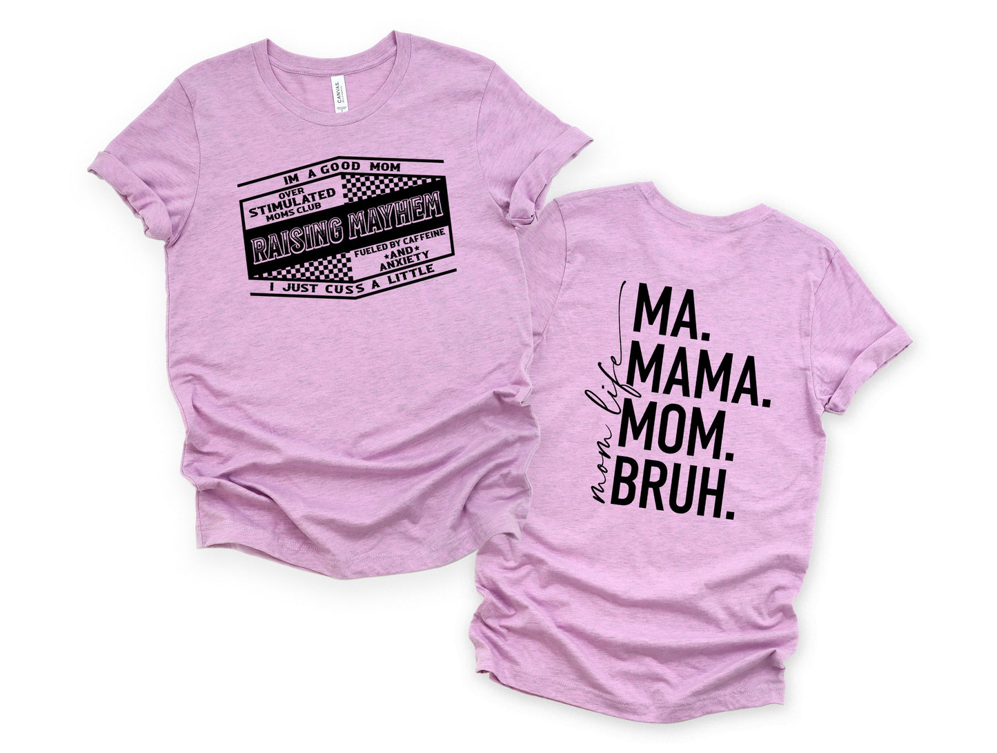 Wholesale Raising Mayhem Graphic Tee - Prism Lilac