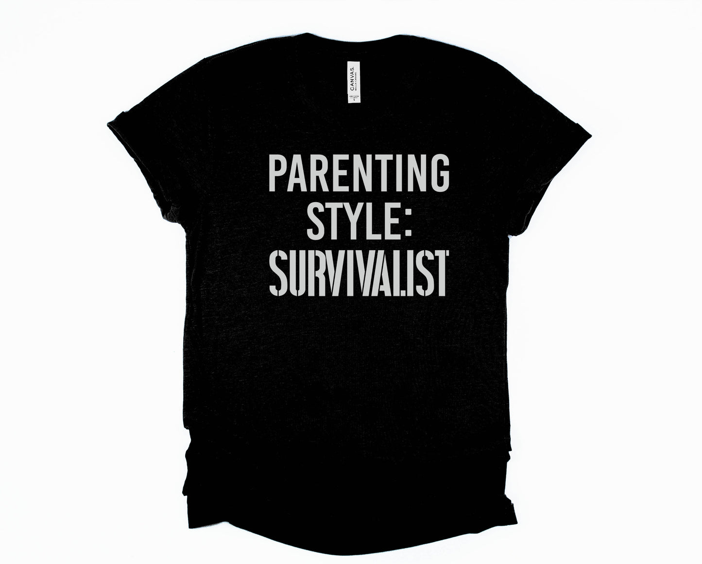 Wholesale Survivalist Graphic Tee - Maroon