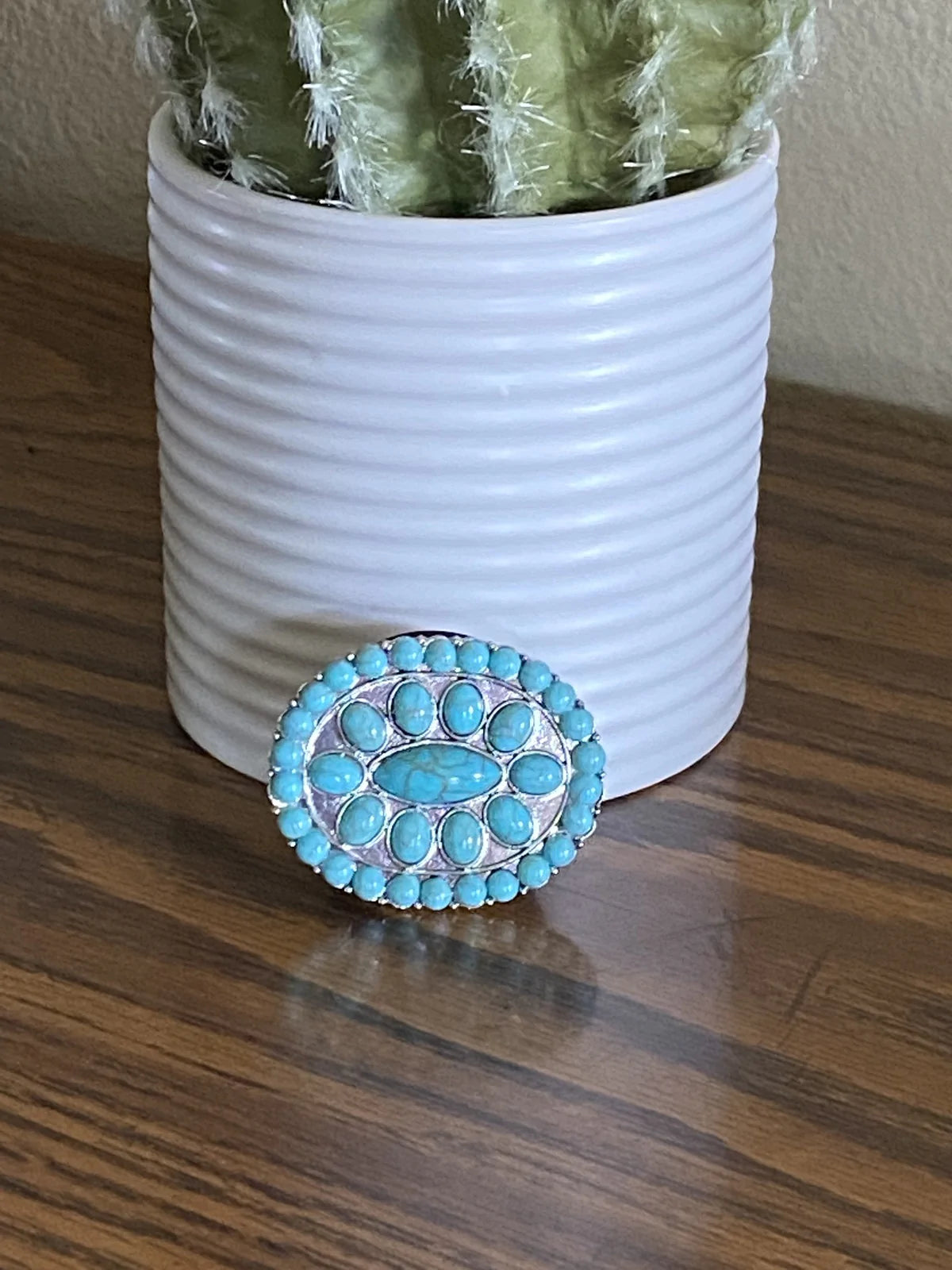Oval Turquoise Phone grip