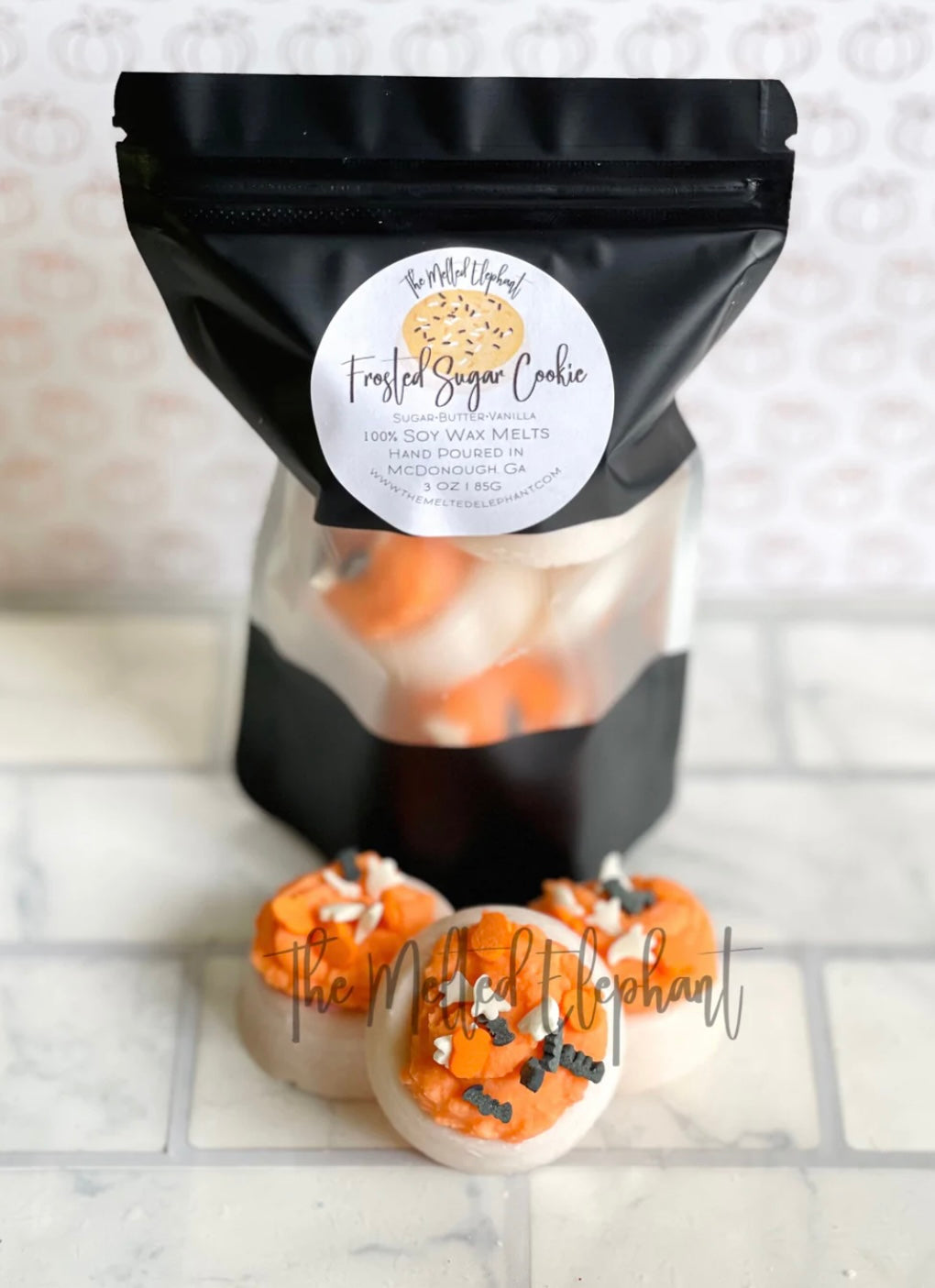 Frosted Sugar Cookie Wax Melt- Orange