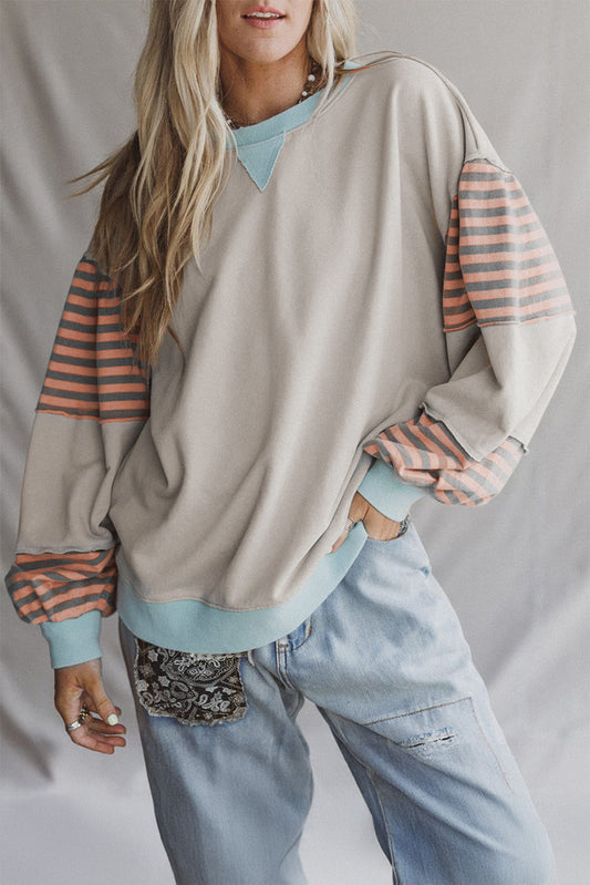 Stripe Colorblock Sweatshirt RTS