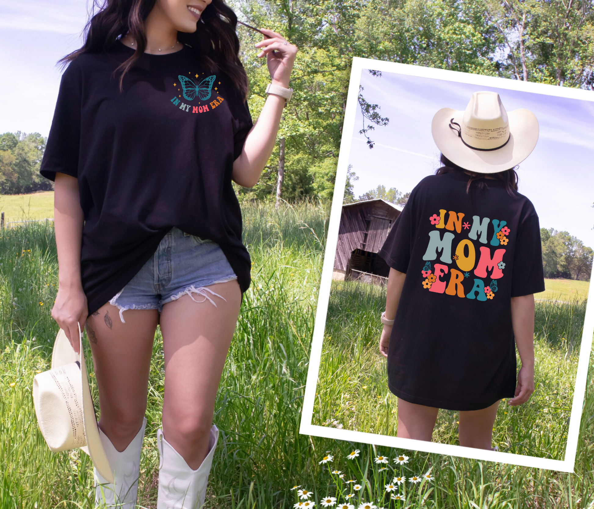 Wholesale In My Mom Era Graphic Tee - White