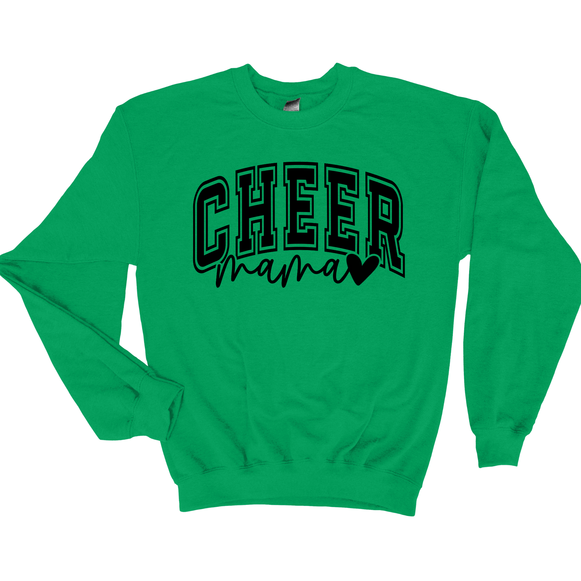 Wholesale Varsity Cheer Mama - Irish Green Sweatshirt