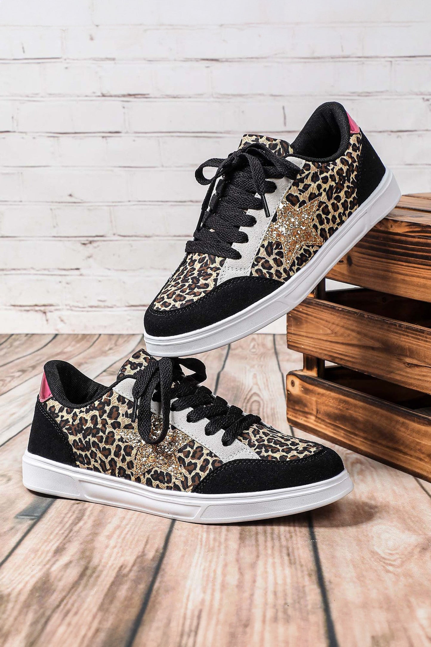 Glitter Star Sneakers **Multiple Colors** RTS