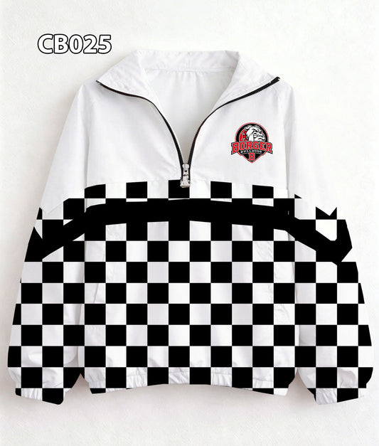 ADULT Checkered Bulldog Pullover