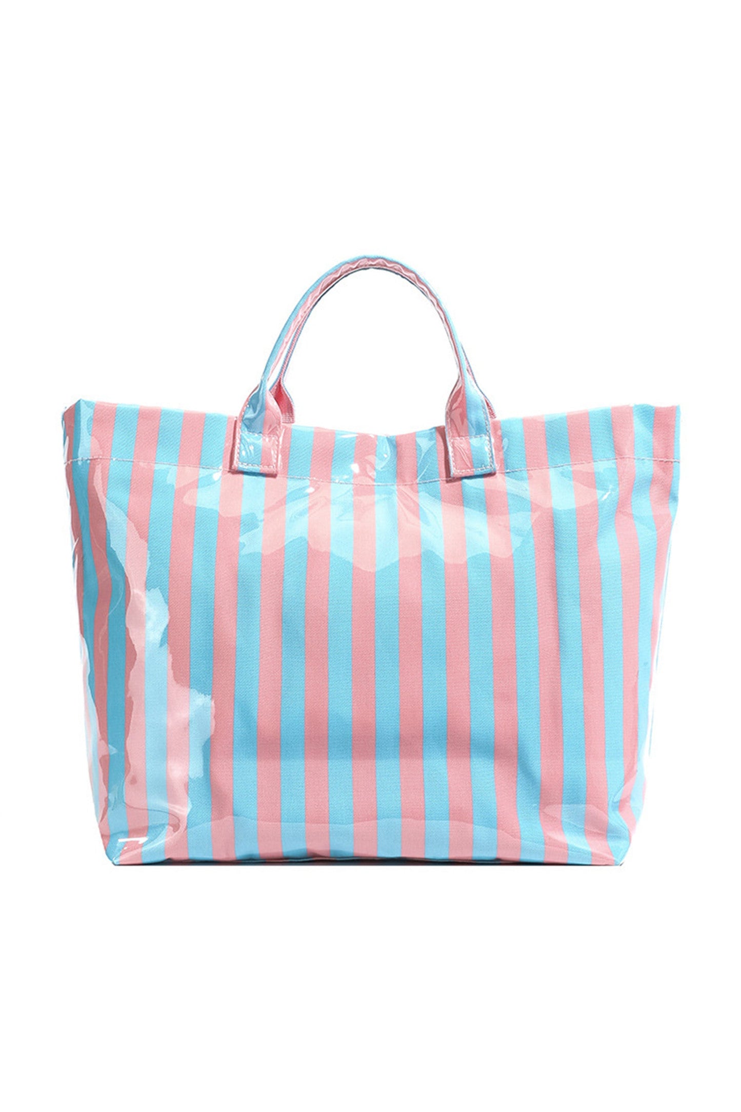 Glossy Striped Large Tote Bag *multiple styles* New RTS
