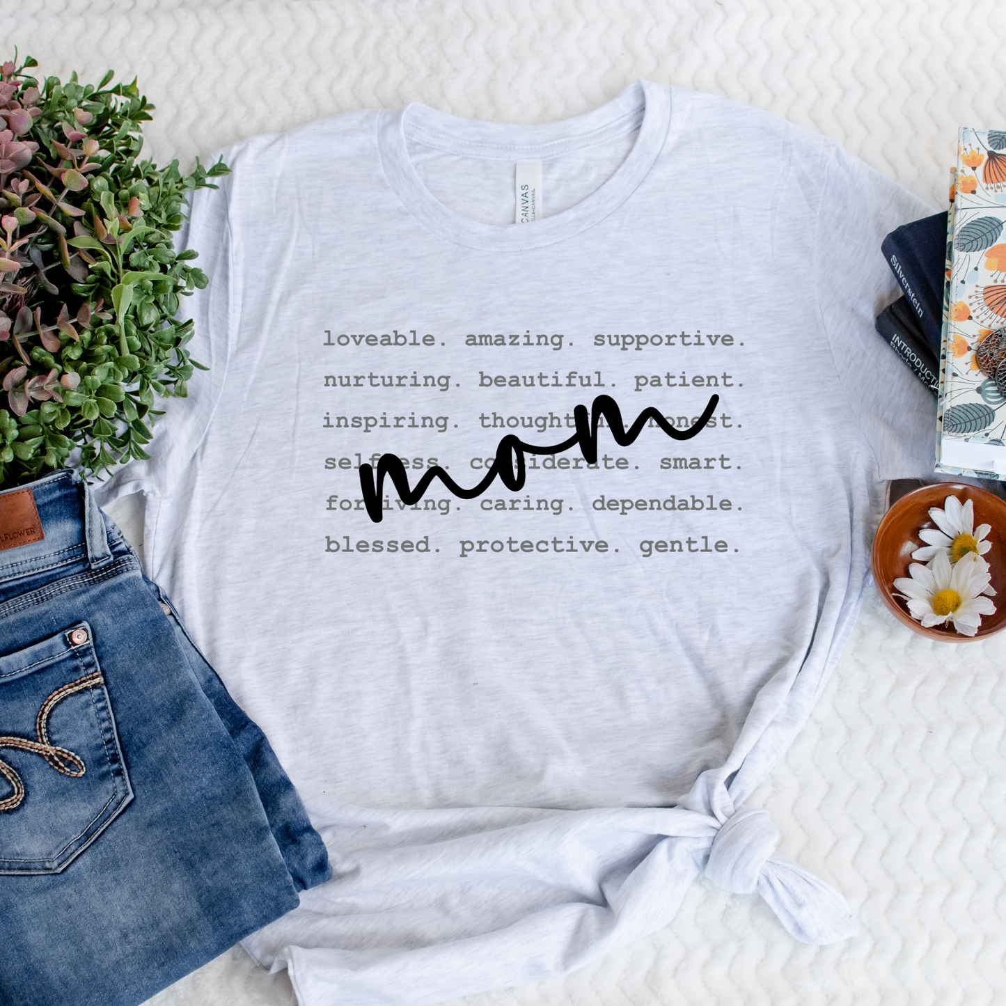 Wholesale Mom Typography Graphic Tee - Sand Tee