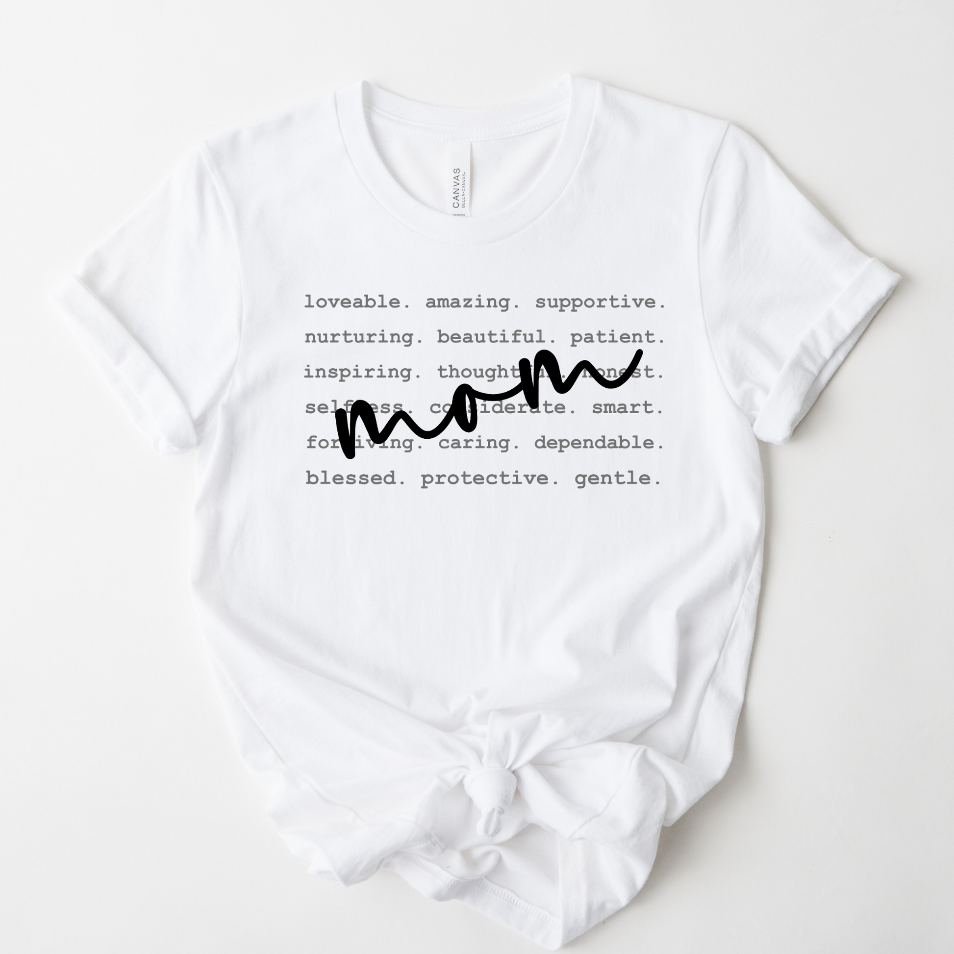 Wholesale Mom Typography Graphic Tee - Ash Tee