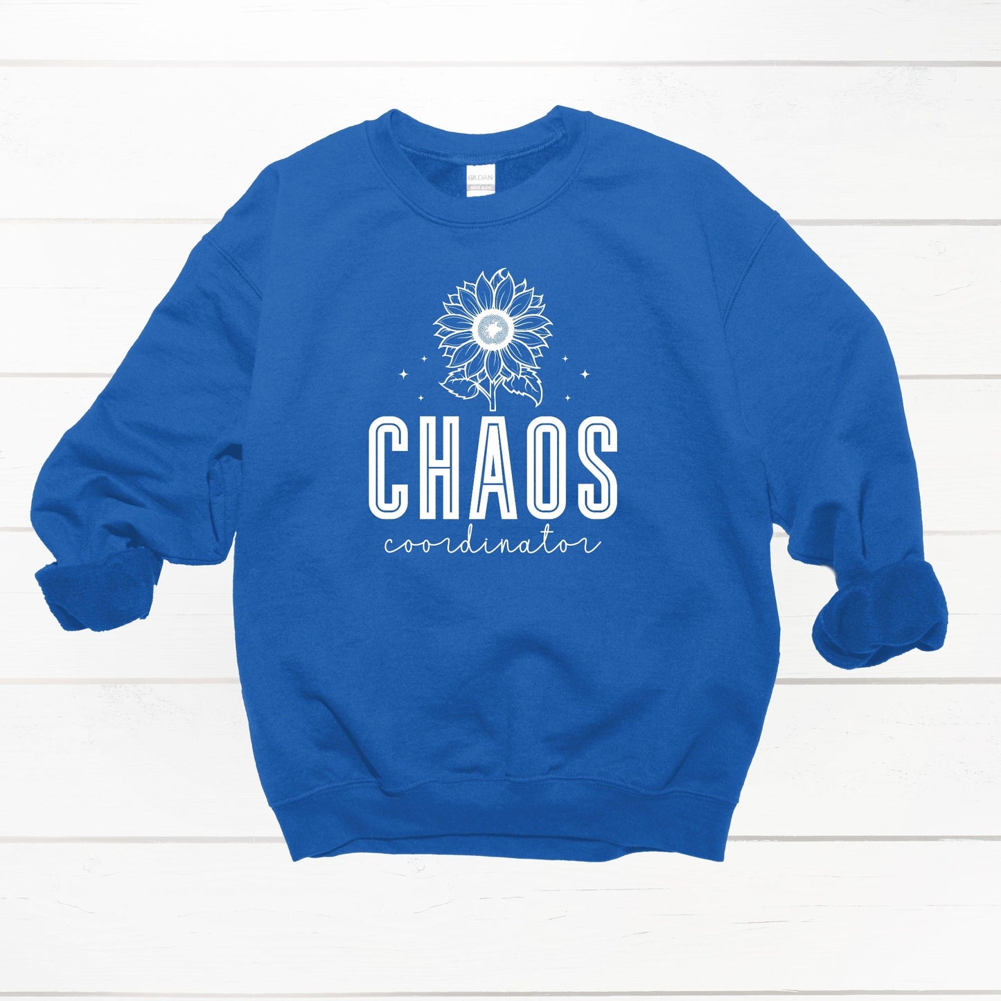 Wholesale Floral Chaos Coordinator - Royal Sweatshirt