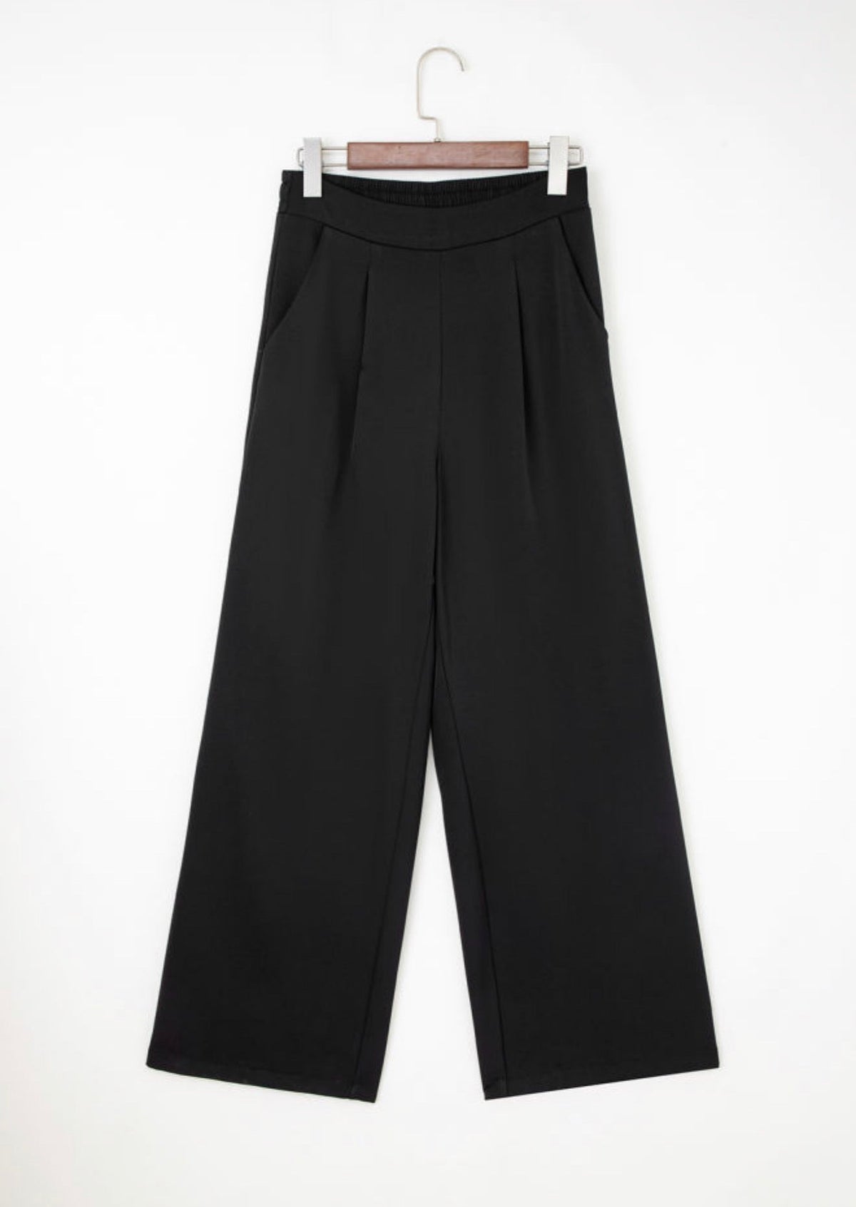 Pleated Pull On High Elastic Pants