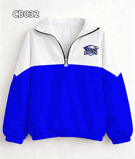 ADULT Blue & White Eagles Pullover