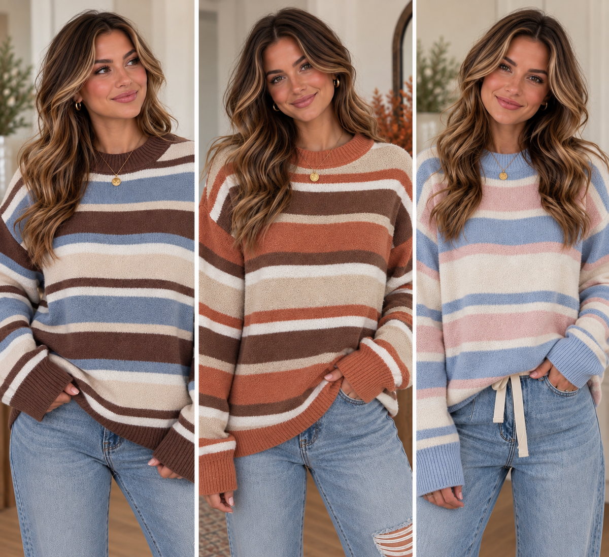 Stripe Colorful Sweater