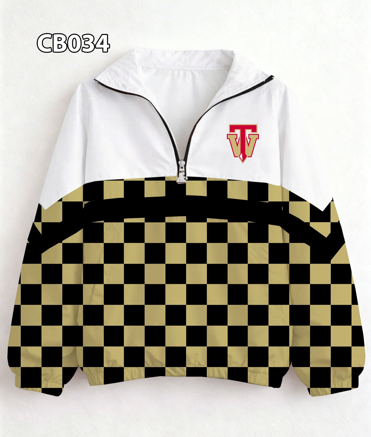 KIDS Checkered Comanche Pullover