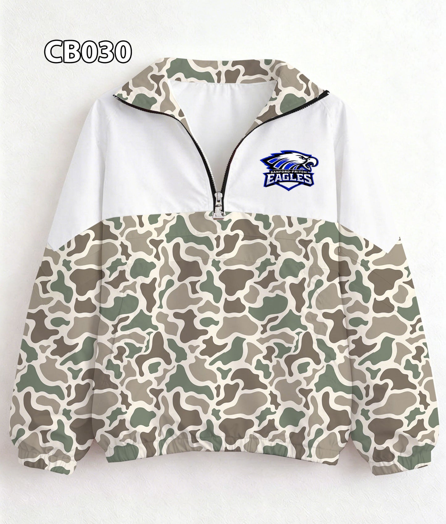 ADULT Camo Eagles Pullover
