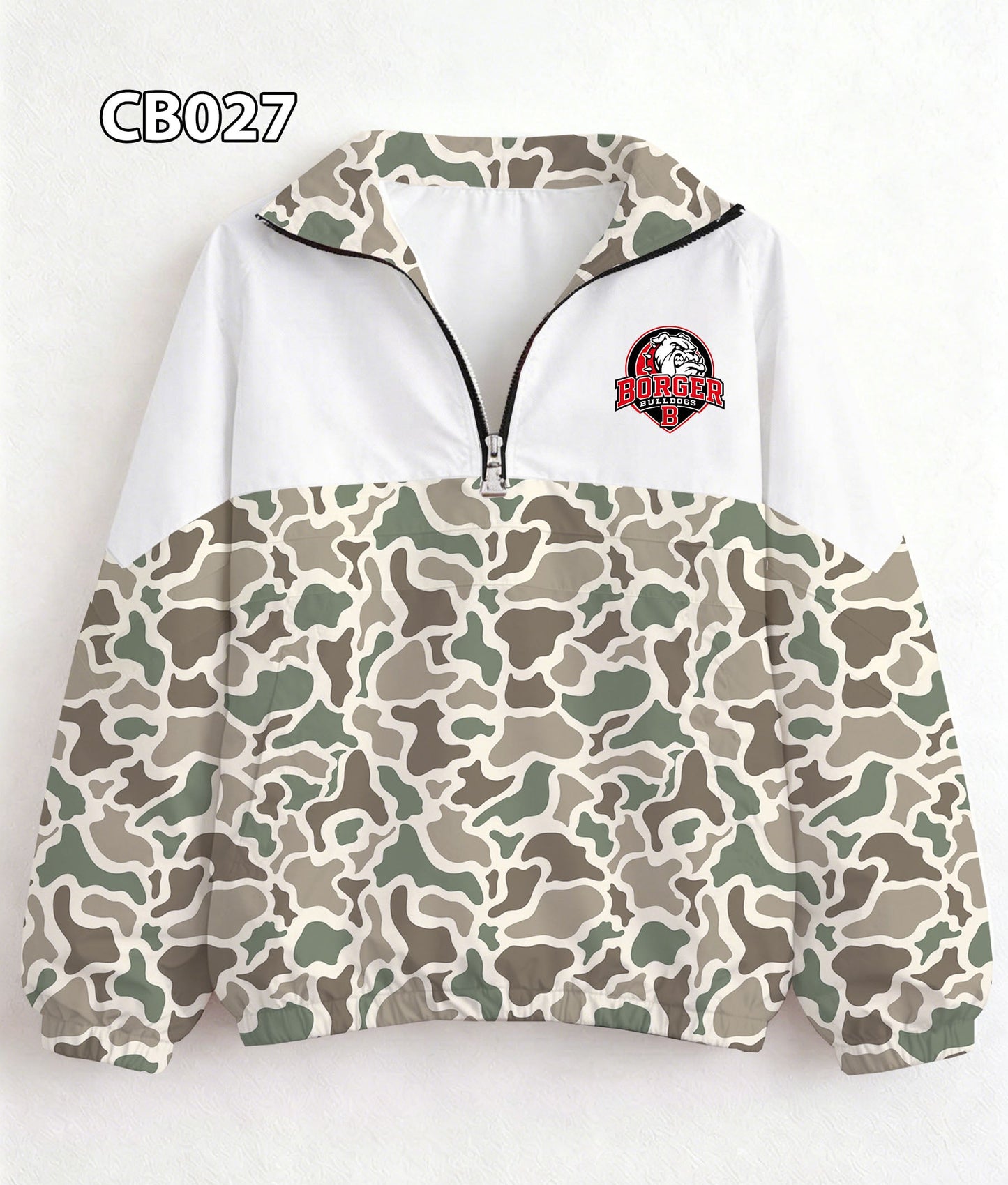 KIDS Camo Bulldog Pullover