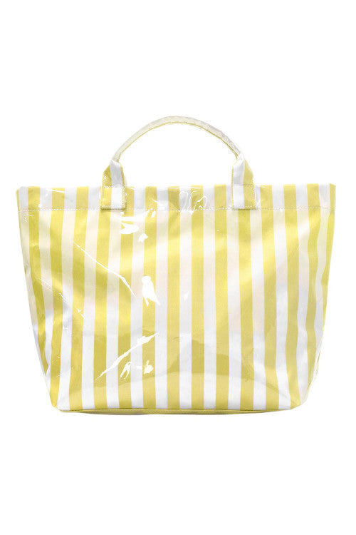 Glossy Striped Large Tote Bag *multiple styles* New RTS