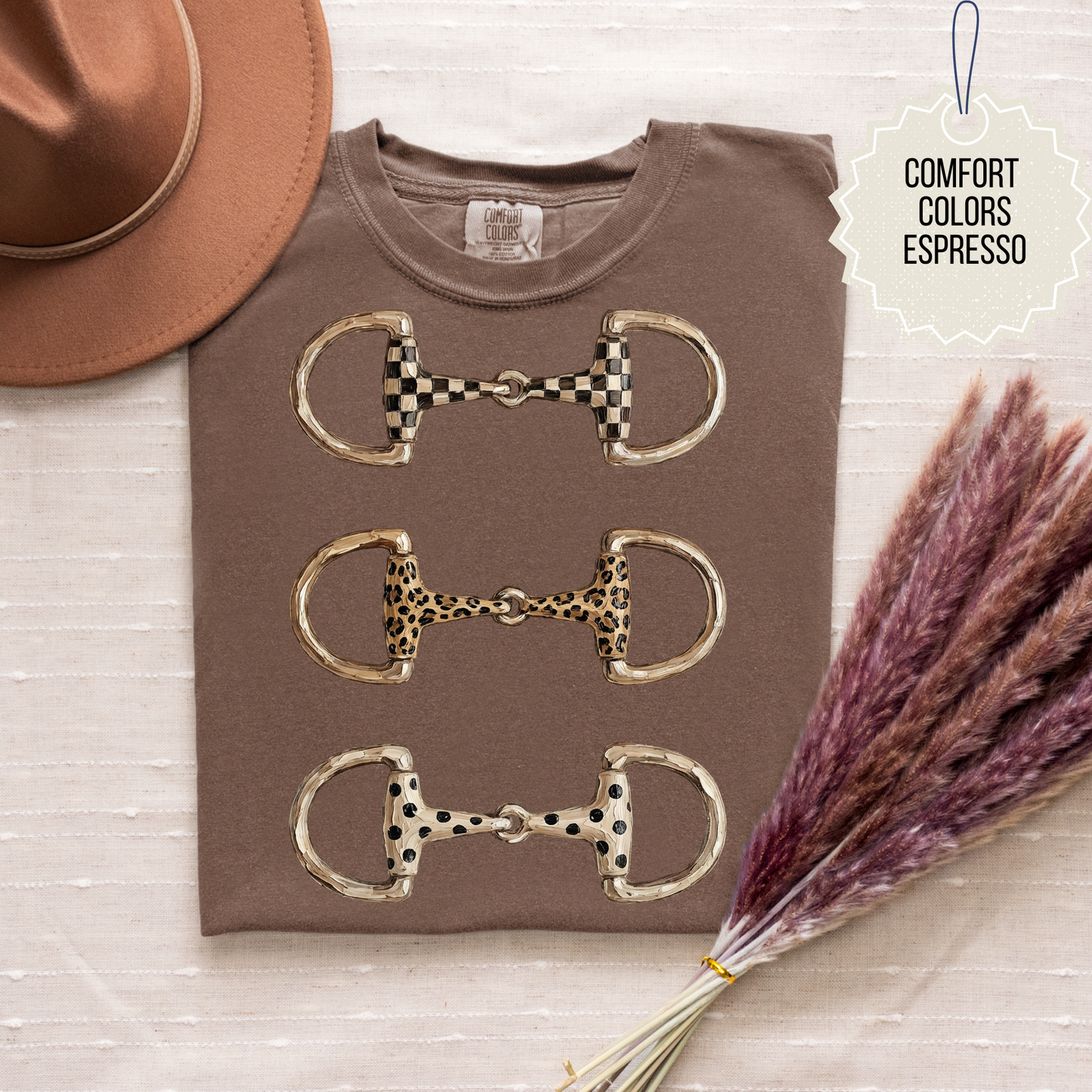 Horse Bit Print Tee.