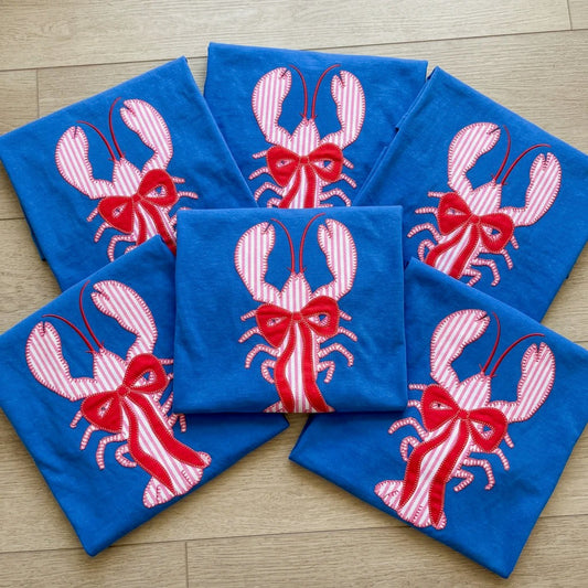Coquette Lobster Bow Tee.