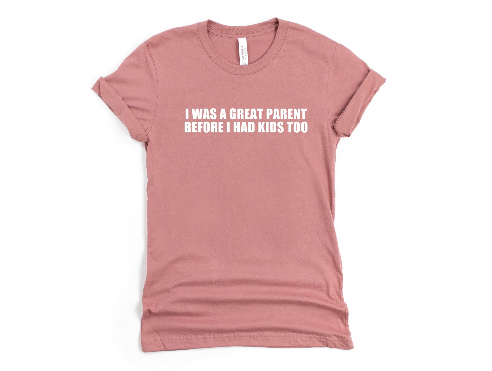 Wholesale I Was a Great Parent Graphic Tee - Blue Tee