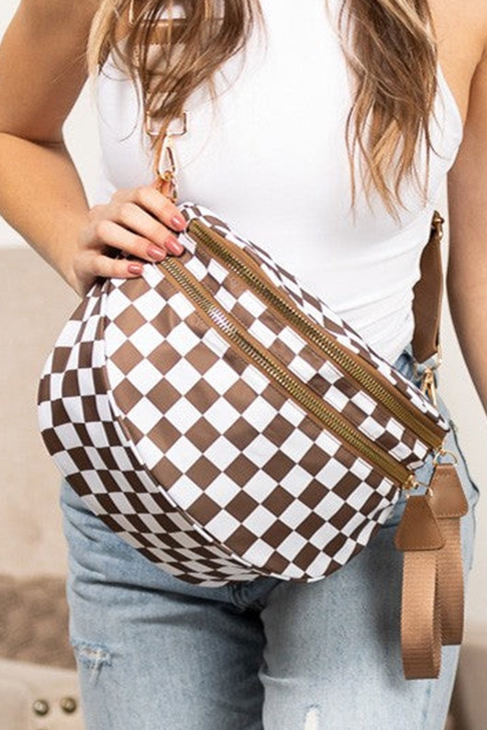 Large Print Crossbody Bag LT