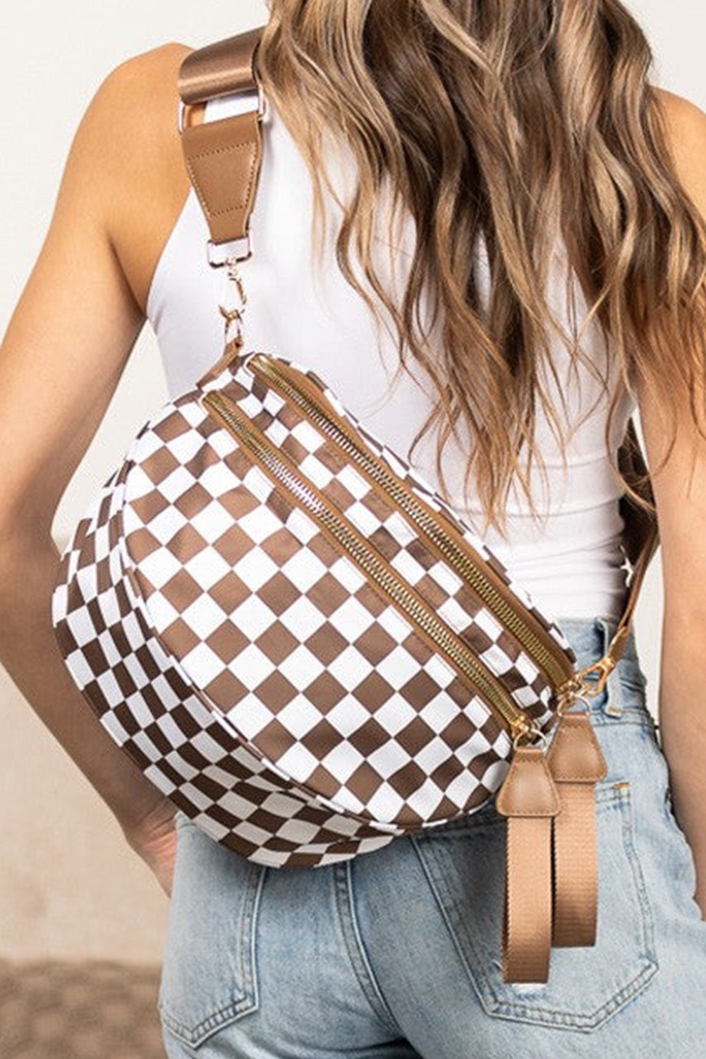 Large Print Crossbody Bag LT