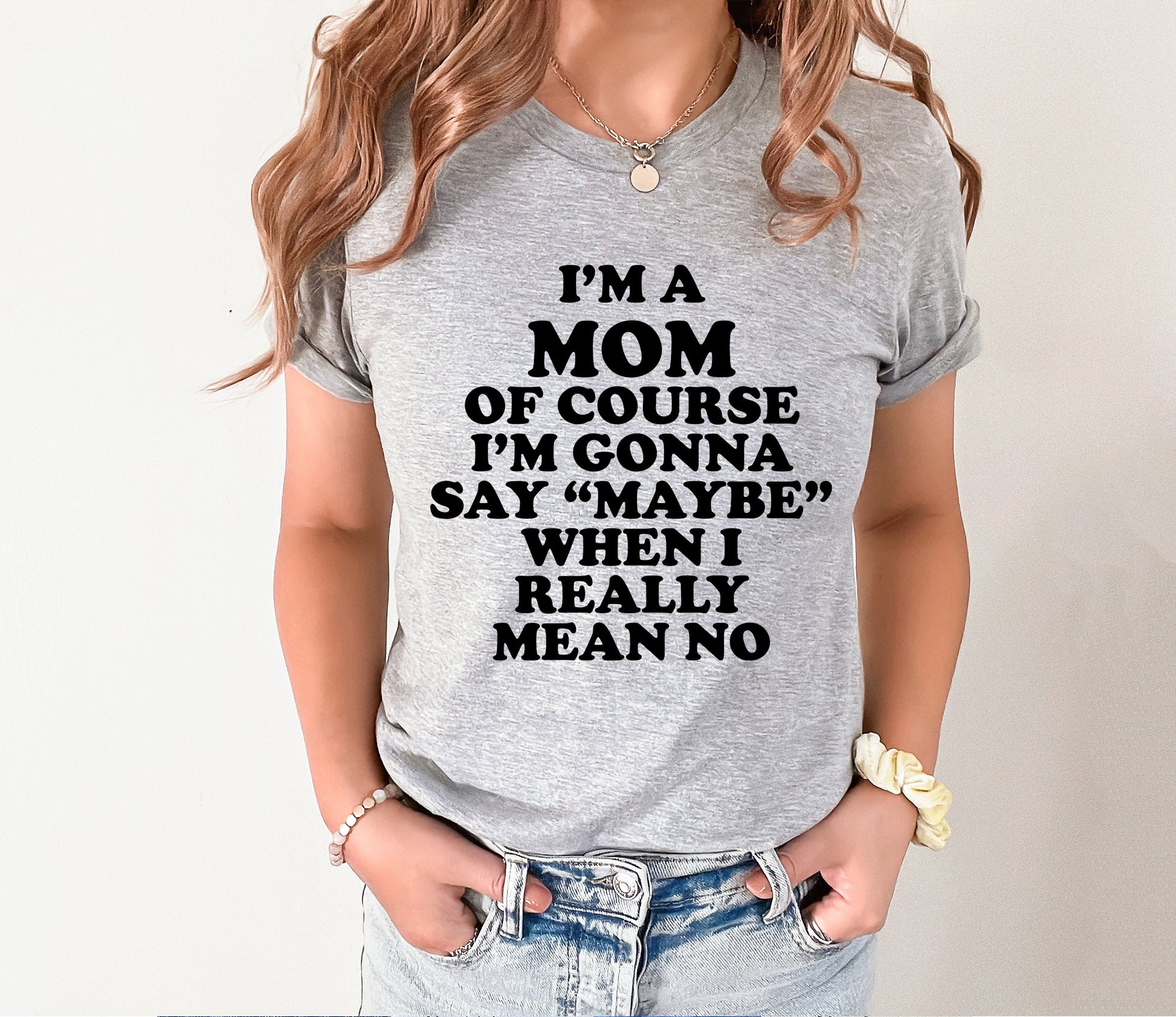 Wholesale I really mean no Graphic Tee - White Tee