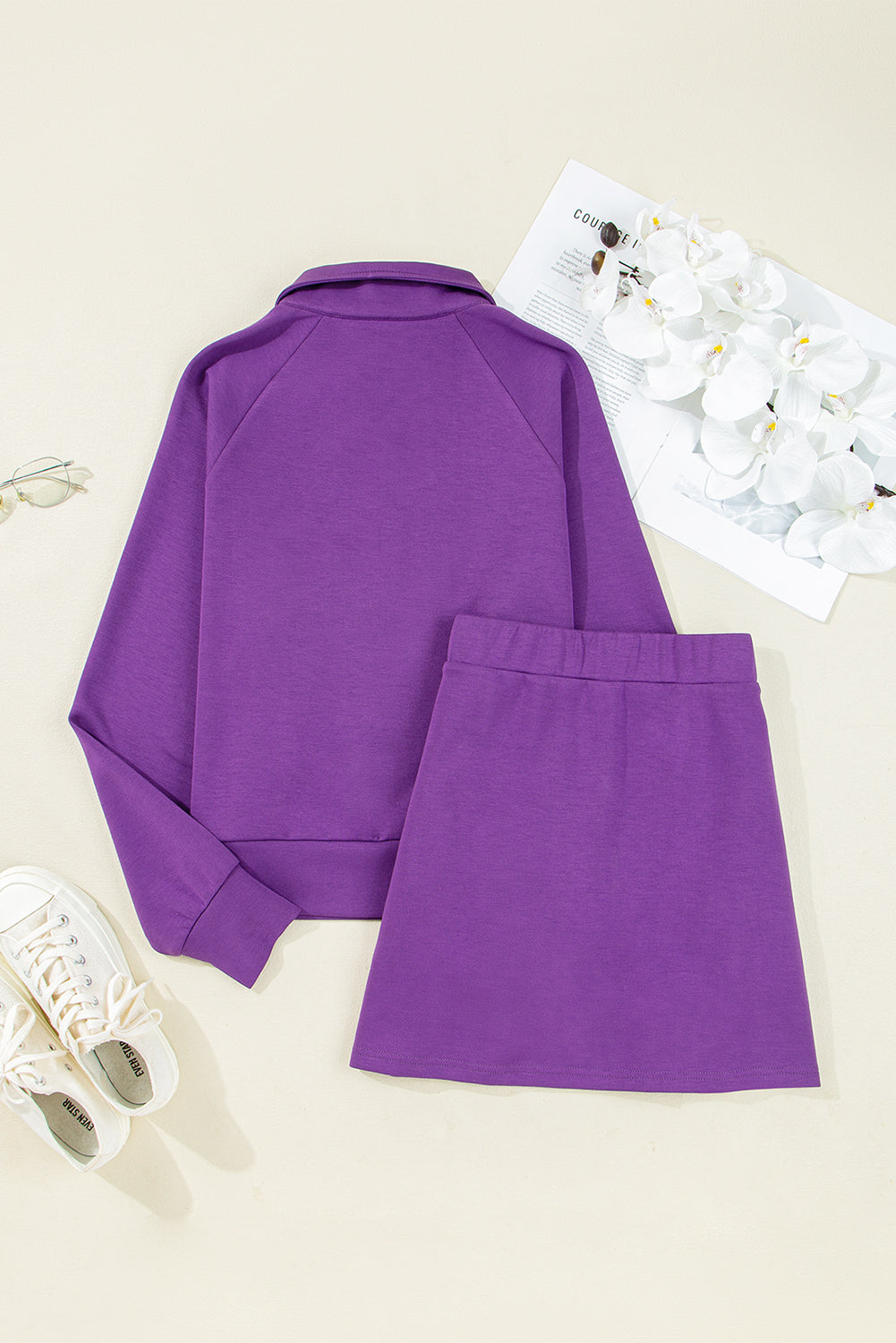 Sporty Pullover Skirt Set *multiple colors* LT